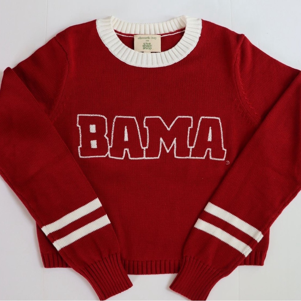 NWT Ellsworth & Ivey x The Shirt Shop Tuscaloosa BAMA Knit Sweater Size XXL
